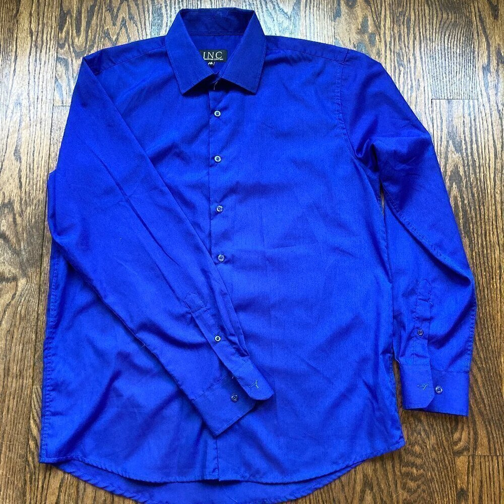 INC- International Company long sleeve mens dress shirt size 16-16.5 OR LARGE